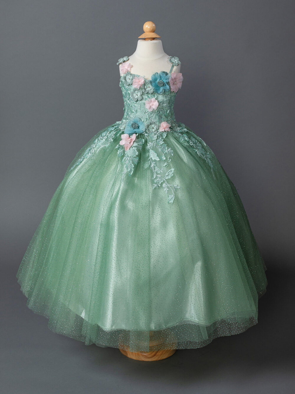 Enchanted Garden Embellished Petite Quince Gown