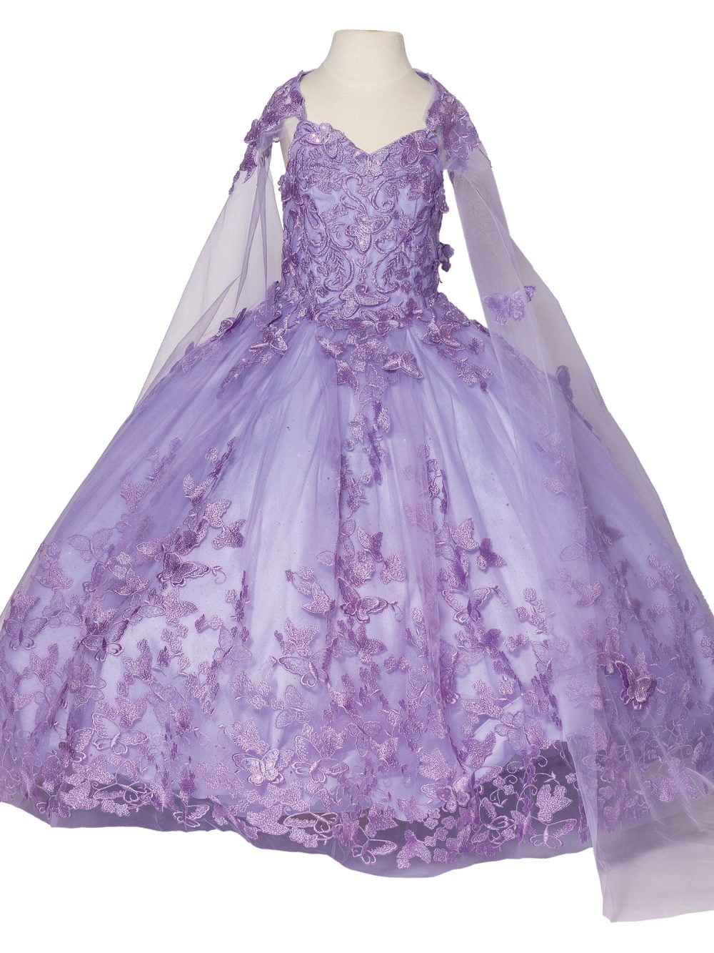 Embroidered Lace Bodice Sweetheart Neckline Tulle Overlay Petite Quince Dress 2