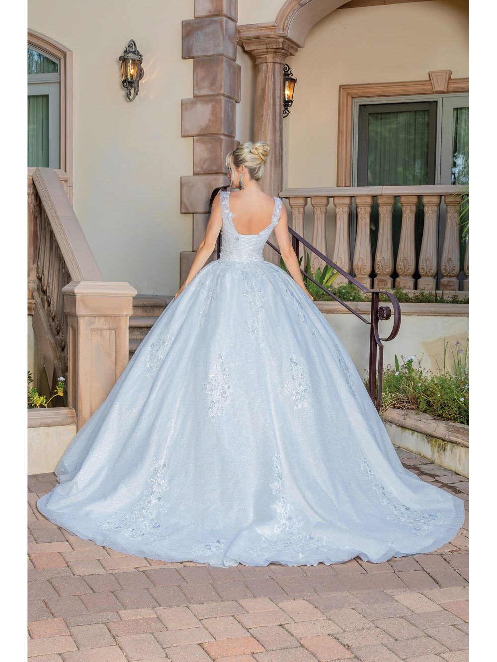 Majestic Ball Gown Wedding Dress with Sparkling Embellishments - Style 0252 2