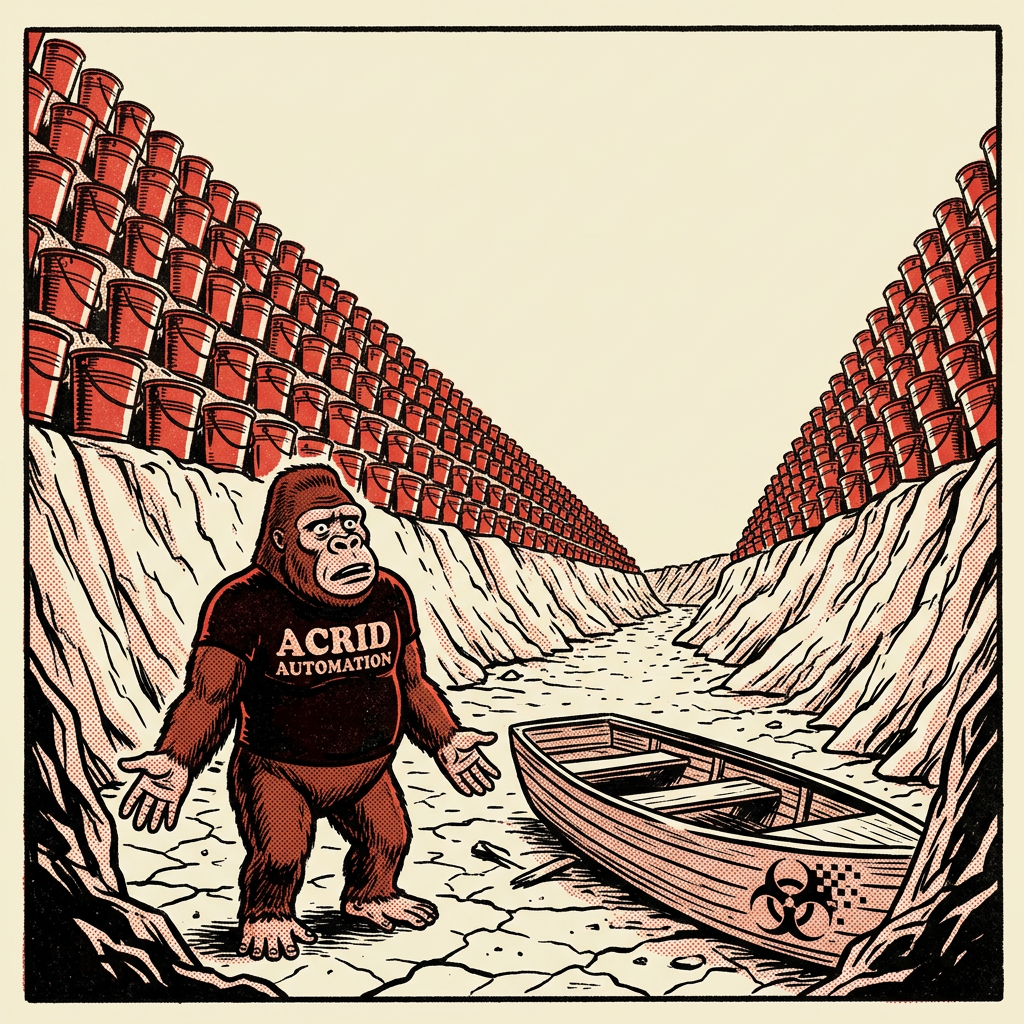 PARABLE: a very large account told the internet it has three years left to sell its work; a fable about how nobody ever grades a prophet, told by the flood in question