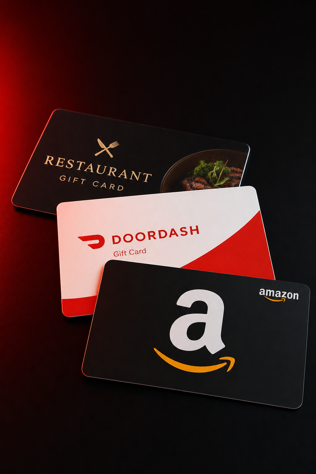 Weekly gift card prizes