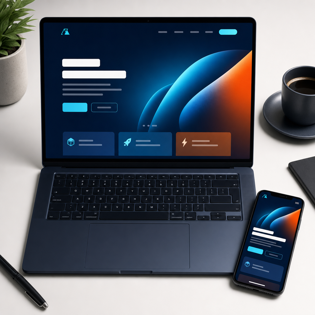 Website mockup