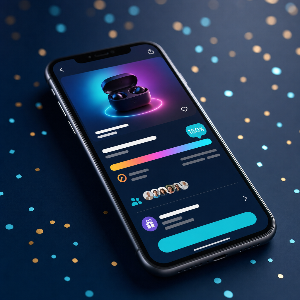 Crowdfunding campaign mockup