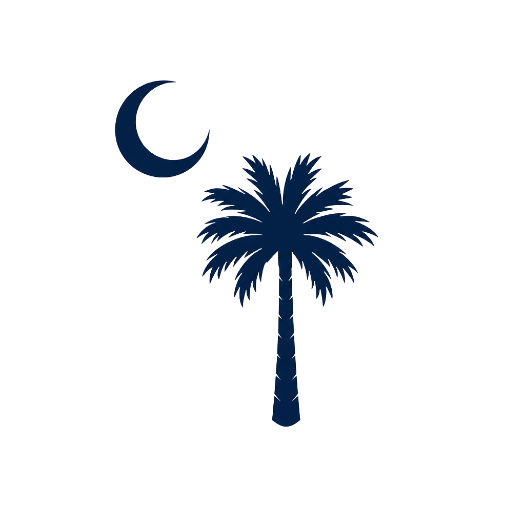 World Wellness Weekend, South Carolina — crescent moon and palmetto tree logo