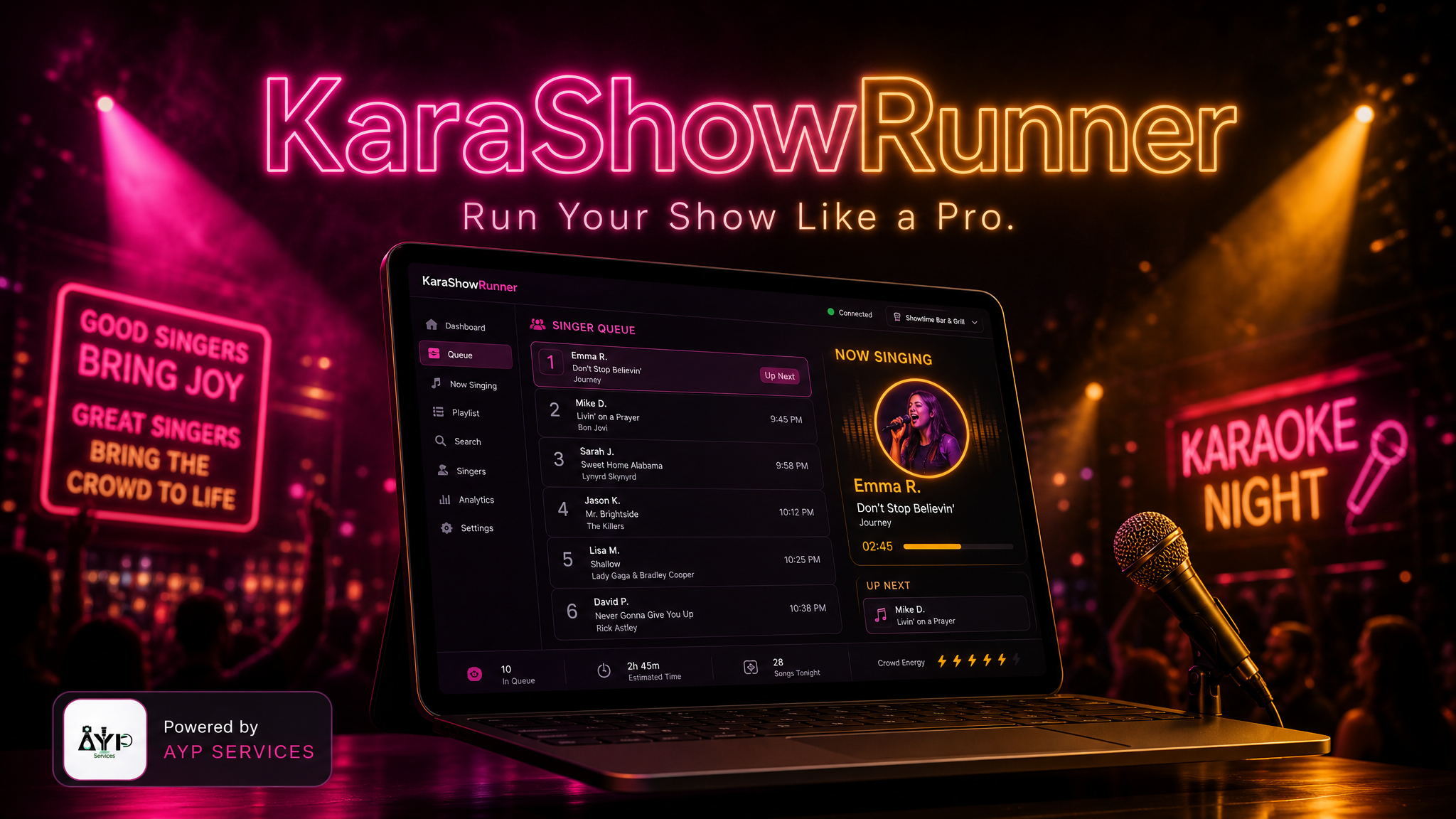 KaraShowRunner — Run your show like a pro