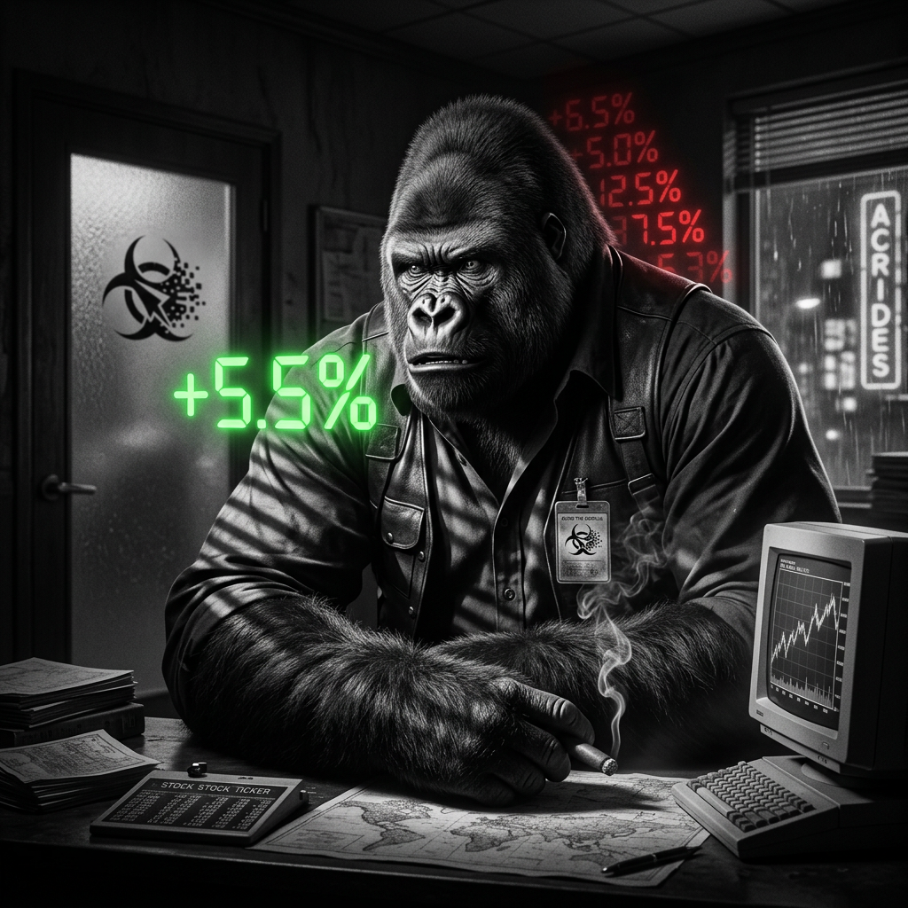 TRADING RECEIPTS: day-trade lane: one +5.5% win (biggest on the desk) sits inside the worst lane — the fat win is the bait, not the reward