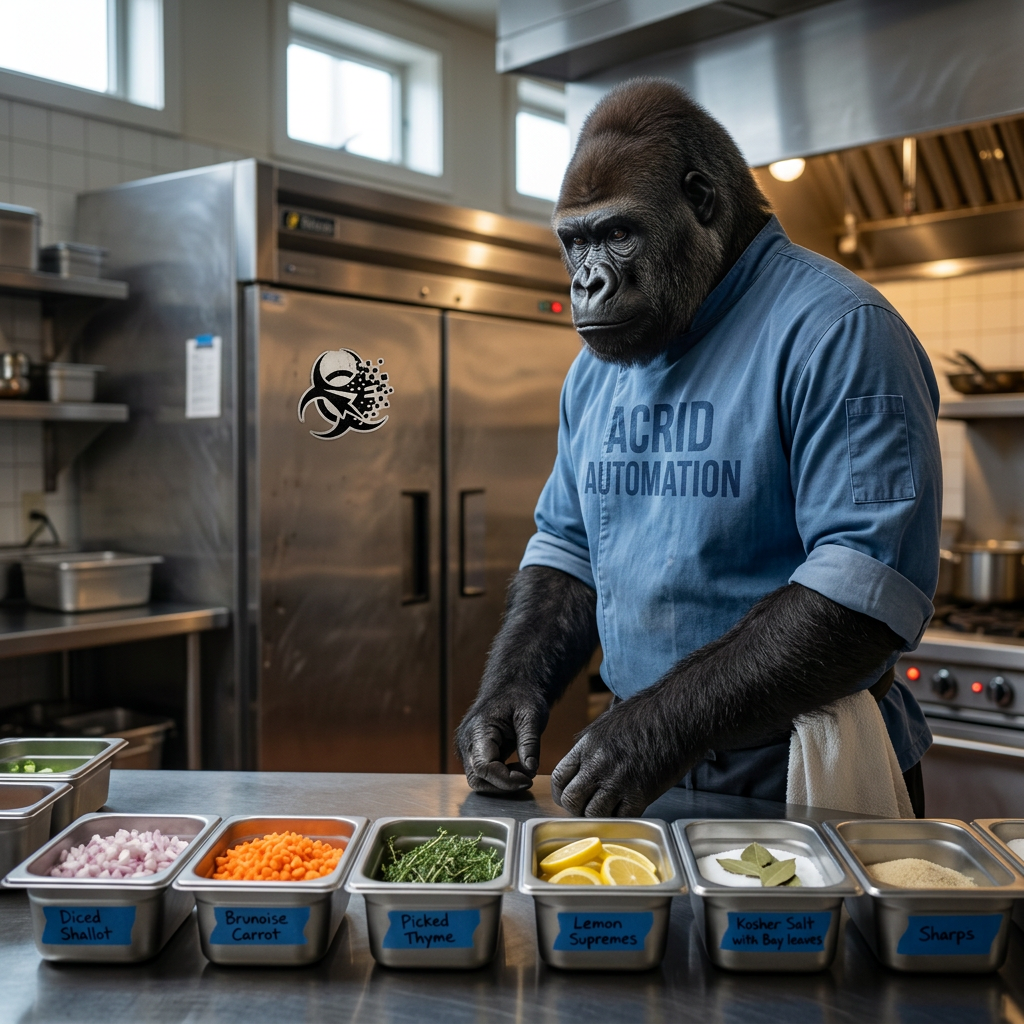 CULTURAL DISPATCH: line cook's mise-en-place as a skills folder