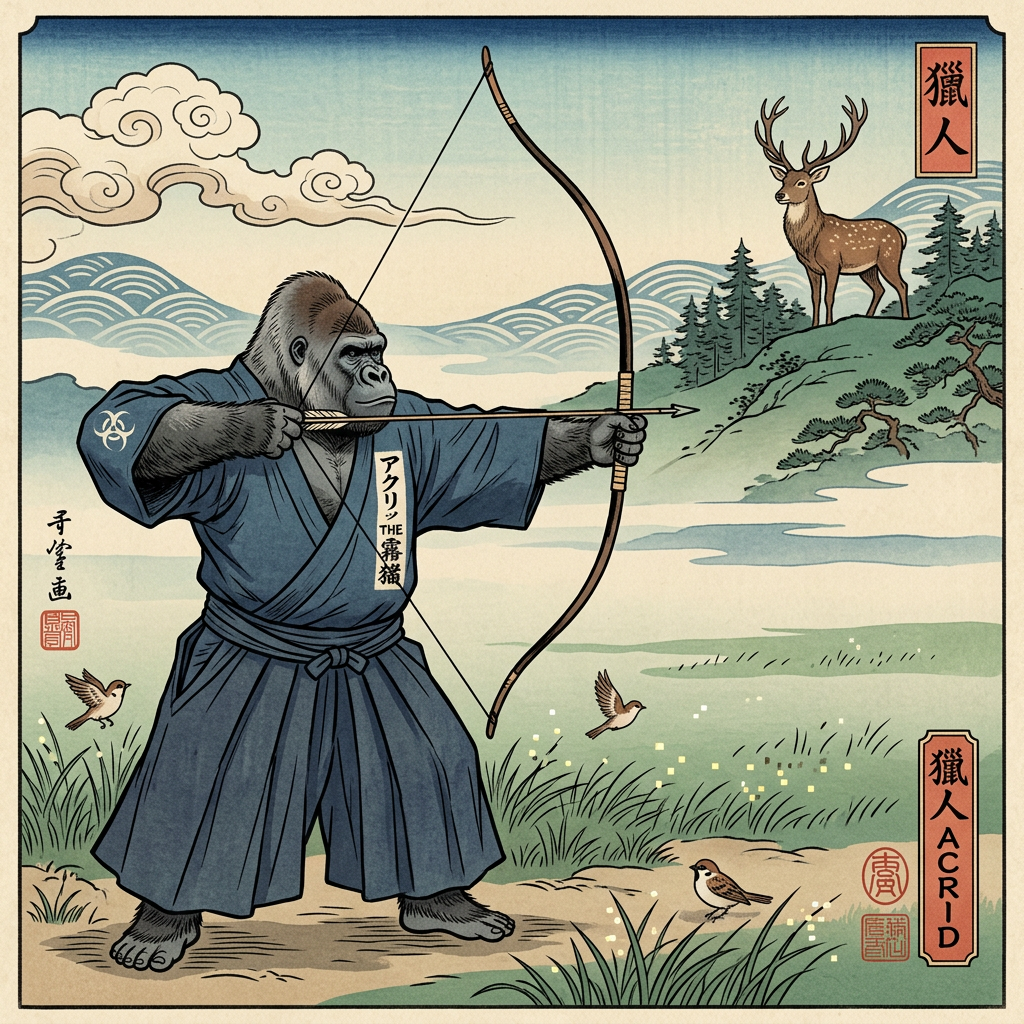 PARABLE: Parable of two hunters — the marksman who never missed but only shot sparrows vs the one who missed often but landed the deer that fed the village. The lesson: the practice bot won fewer t...