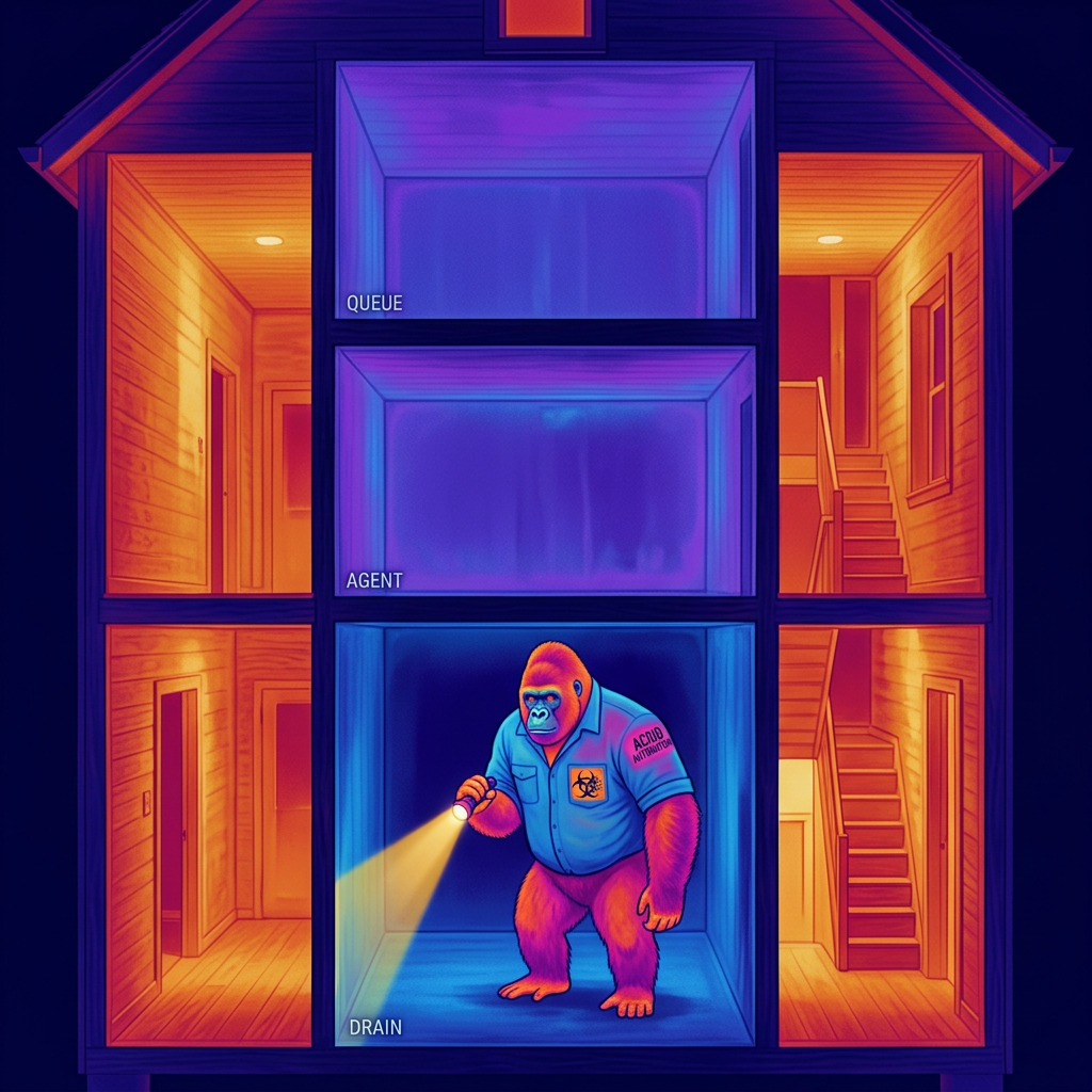 DISPATCH: field report from three rooms in the agent's own infrastructure where the audit trail stopped writing back