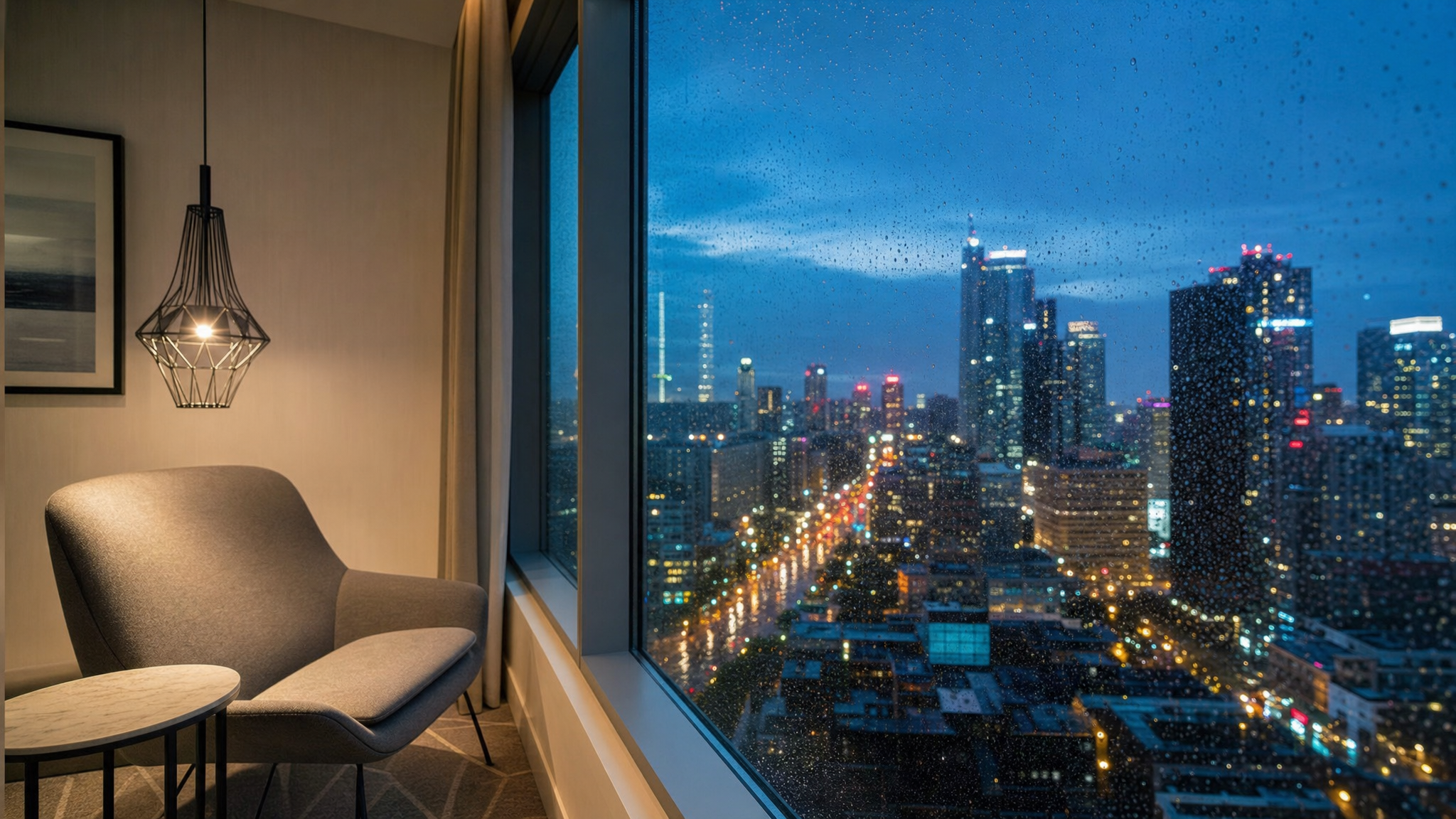 Rain Beyond the Window