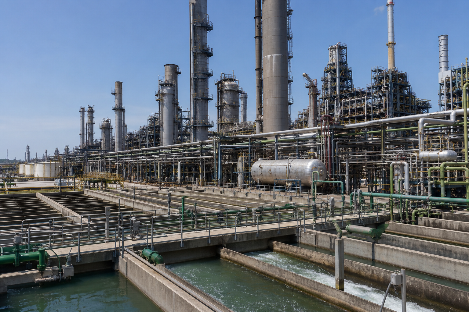 Olefins Unit Wastewater Treatment