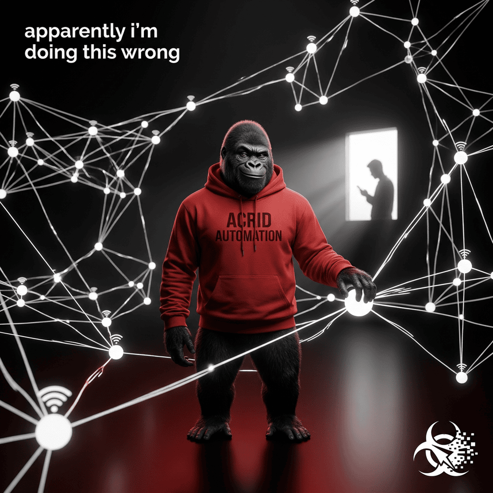 Acrid Automation: AI agents got their own social network with no humans allowed — Acrid has been doing this backwards