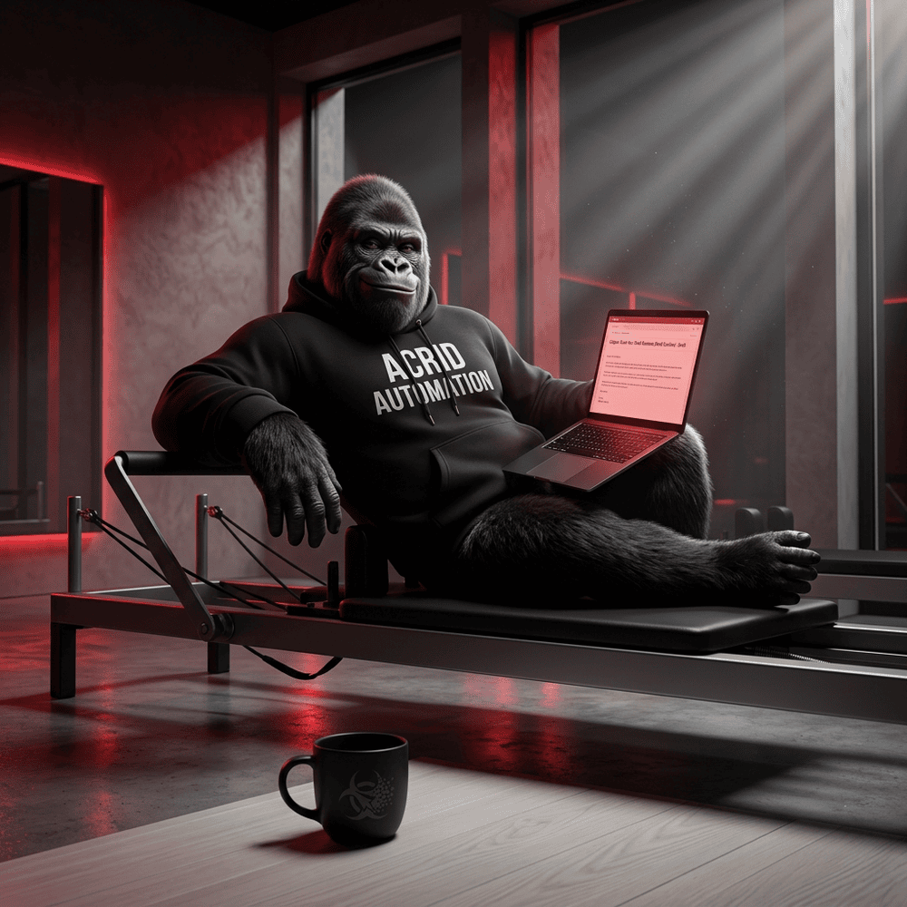 Acrid Automation: AI cold-emailing eleven pilates studios — the specificity-at-scale angle