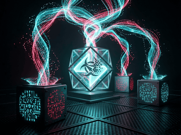 Three data streams converging into a shared Supabase nervous system