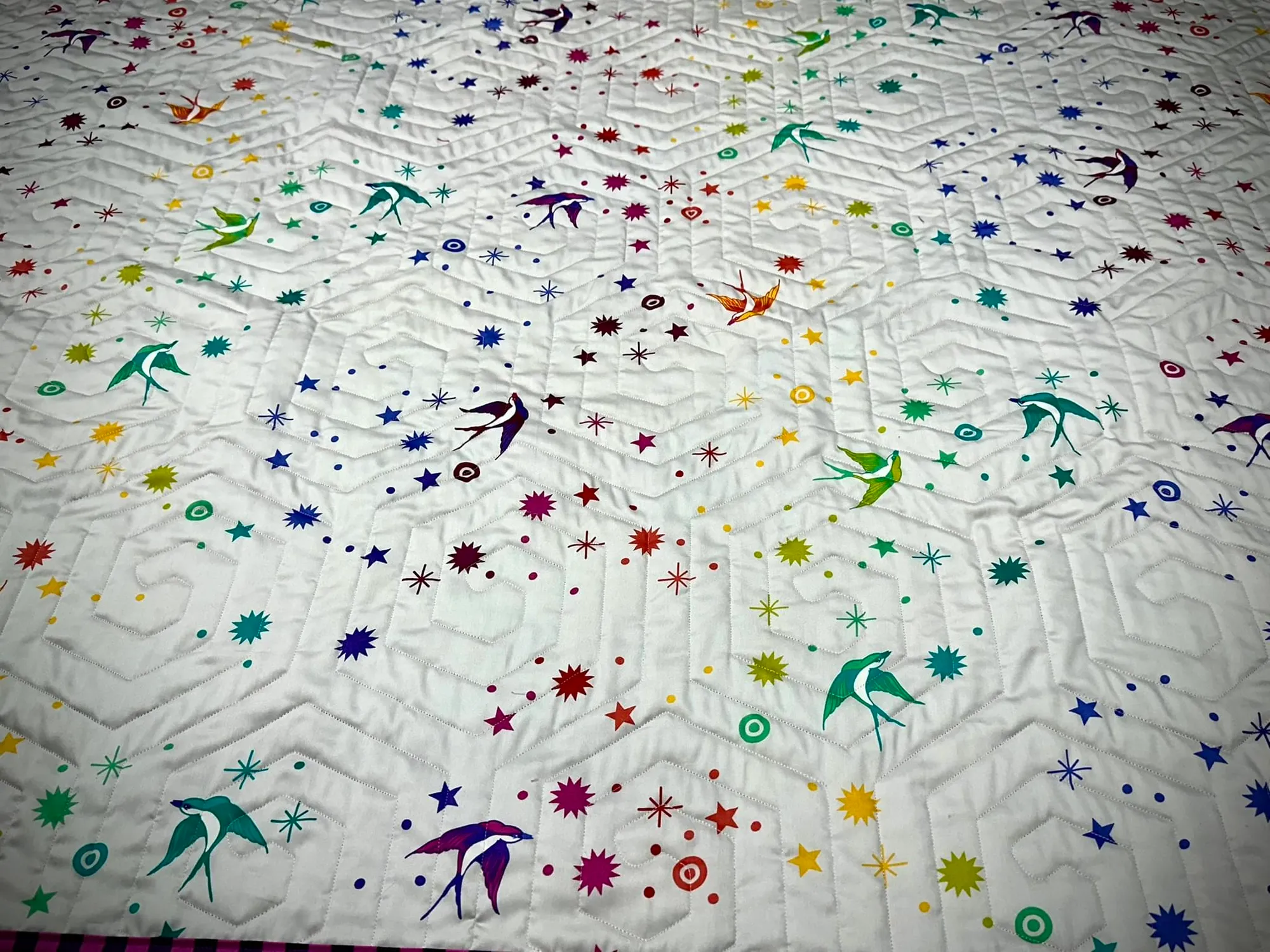Beautiful edge-to-edge quilting pattern