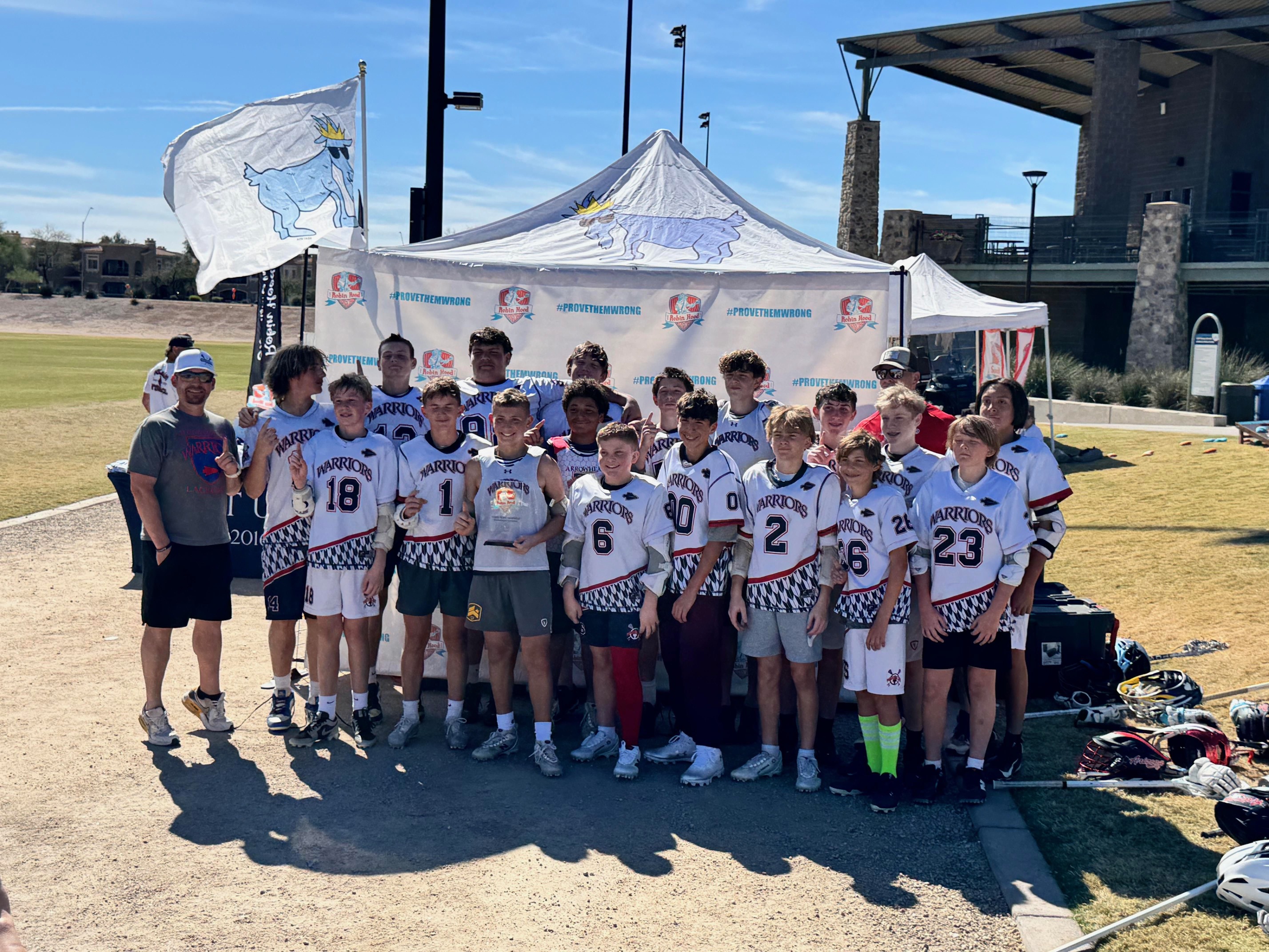 Youth lacrosse practice