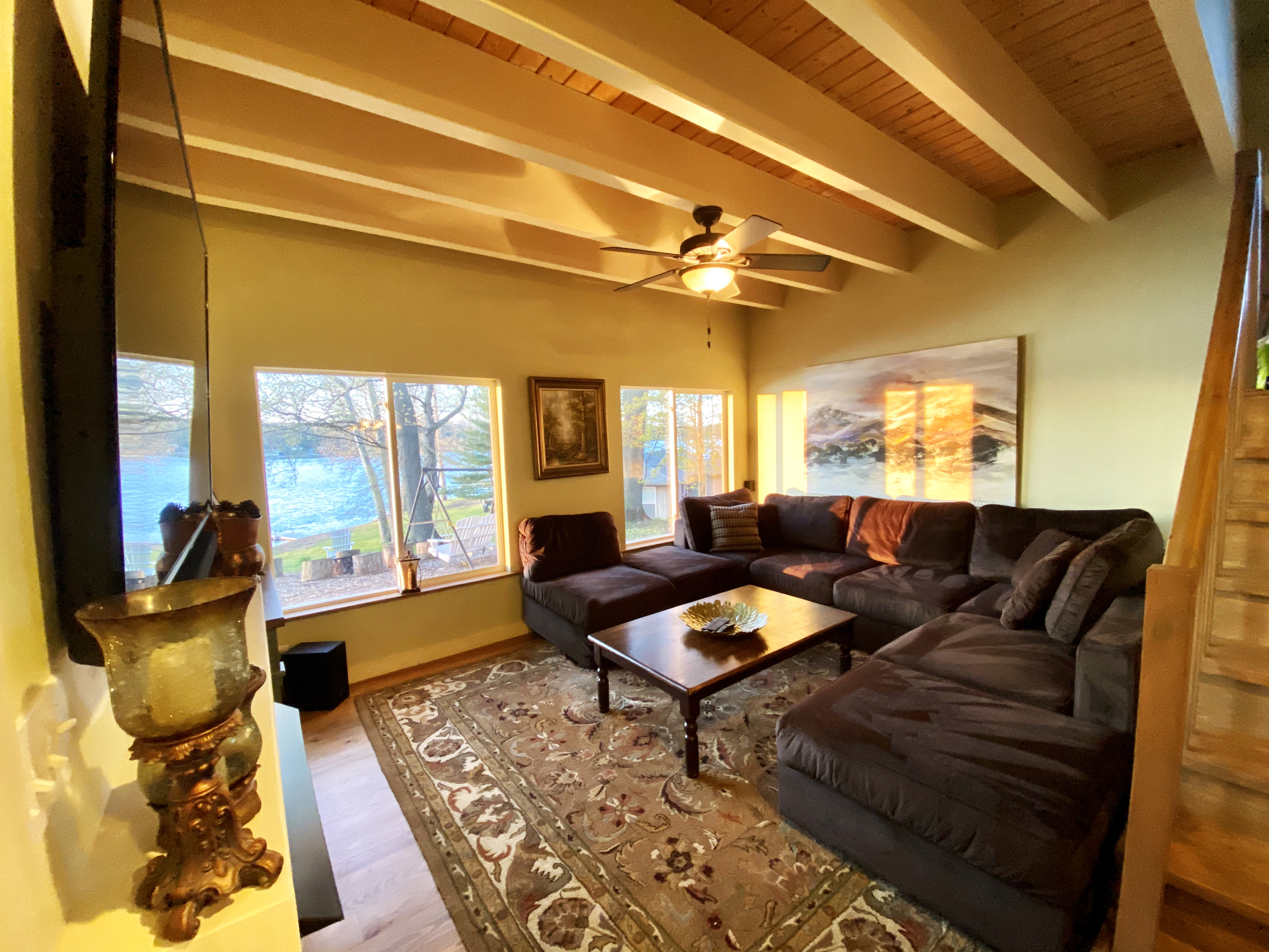 Spacious living room main level