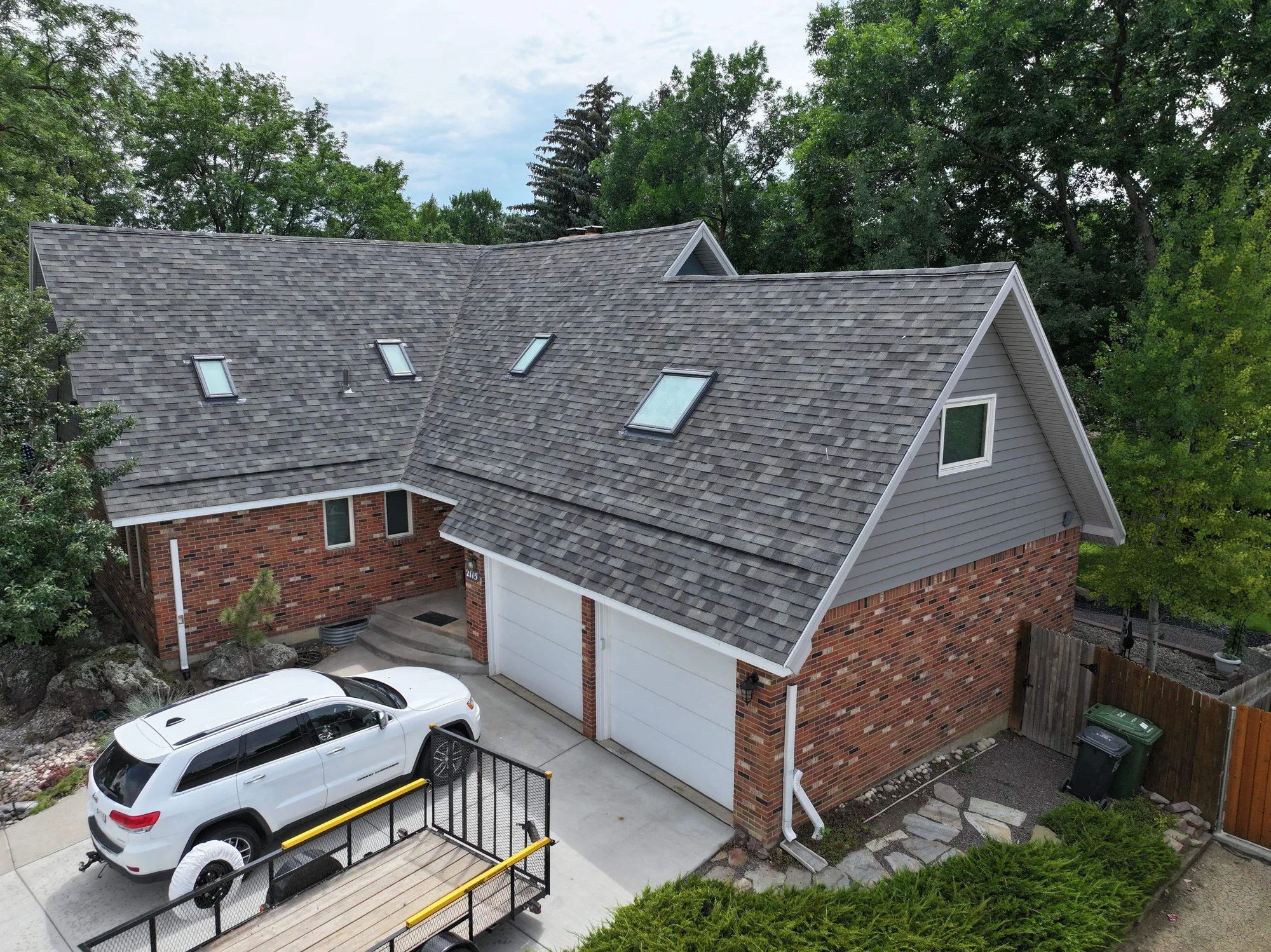 After — completed Sorensen Roofing storm restoration, Colorado