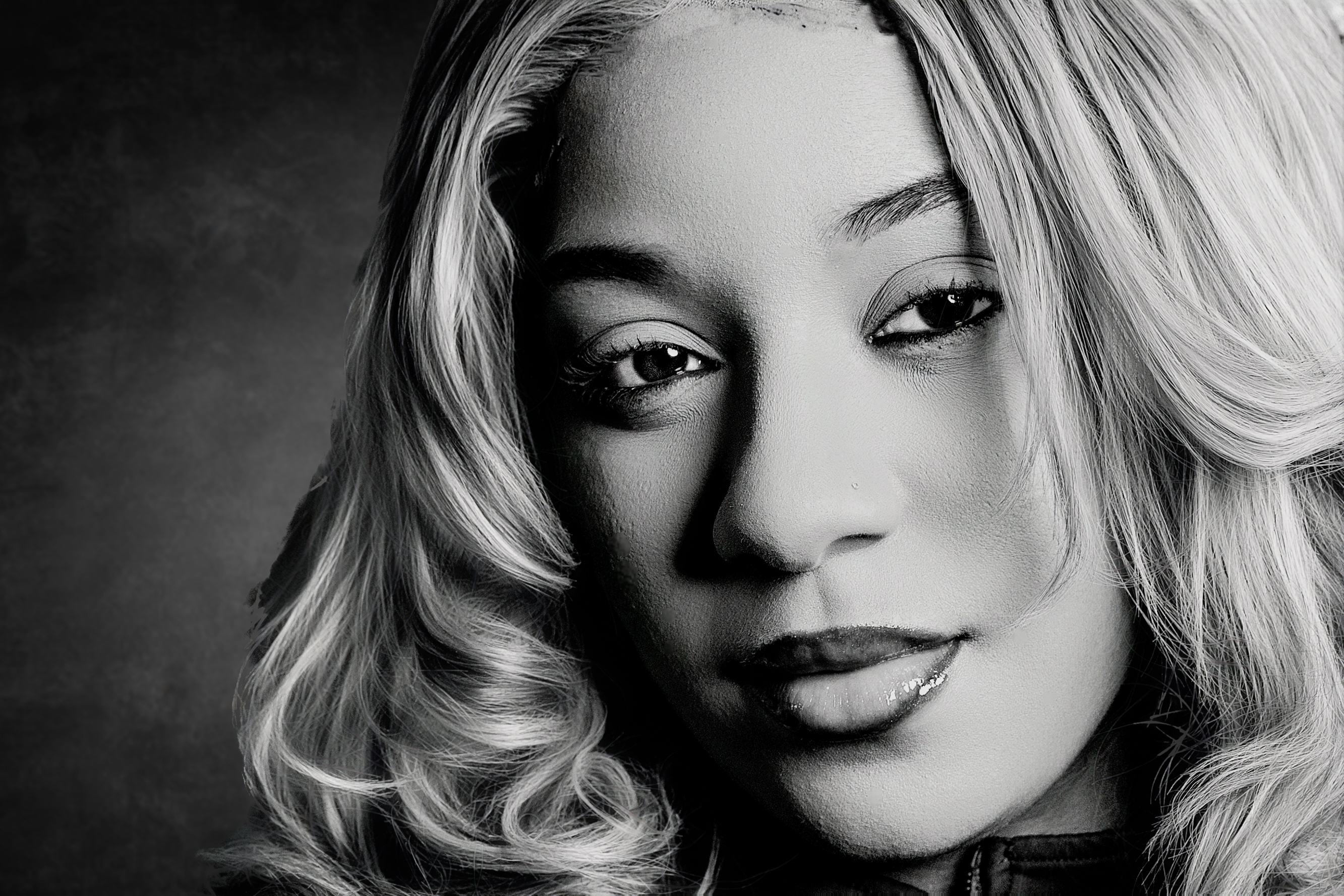 Black and white portrait